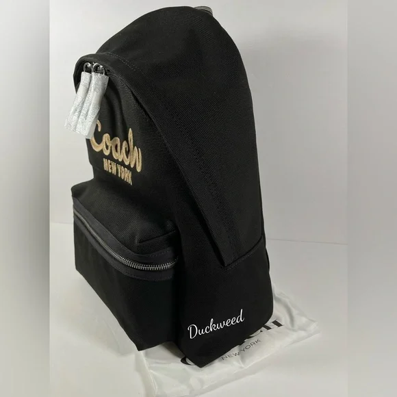 COACH Cargo Canvas Backpack ~NWT~ CAM76 Black - Picture 5 of 8